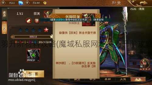 魔域私服网游关羽升阶材料攻略(魔域私服网游关羽升阶攻略)（这样也行？）  第1张